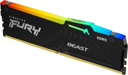 Produktbild Kingston FURY Beast RGB (1 x 16GB, 6000 MHz, DDR5-RAM, DIMM)