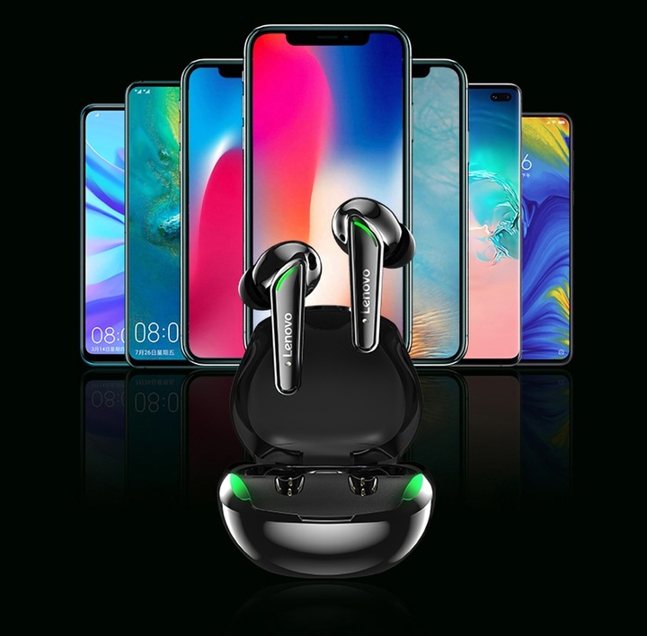 Actual product image Lenovo XT92 TWS earphones (Black) (8 h, Wireless)