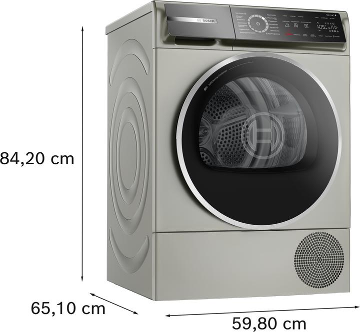 Actual product image Bosch Hausgeräte BOSC Heat Pump Dryer (9 kg, Changeable)