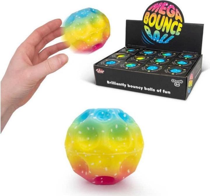 Actual product image Obilo Astroball, Rainbow Mega High Bounce Ball