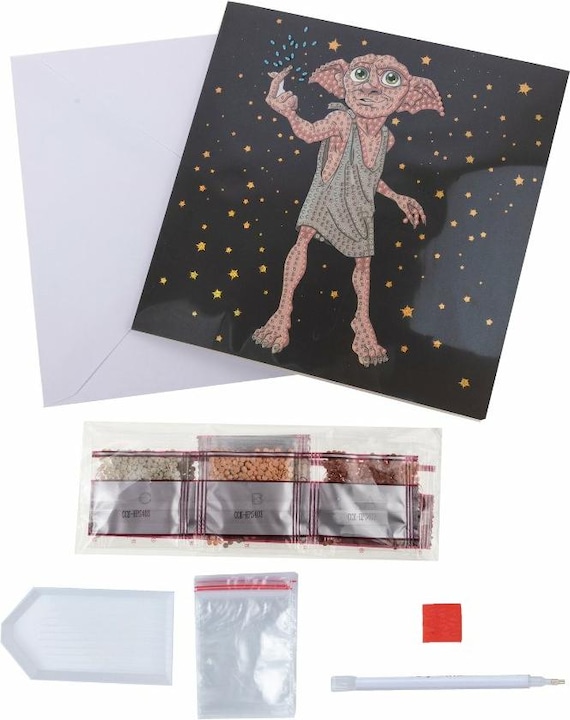 Actual product image Craft Buddy Dobby the house elf, 18x18cm Crystal Art Card