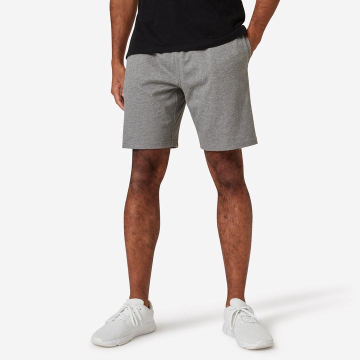 Produktbild Domyos Shorts Herren Baumwolle - grau (XXL)