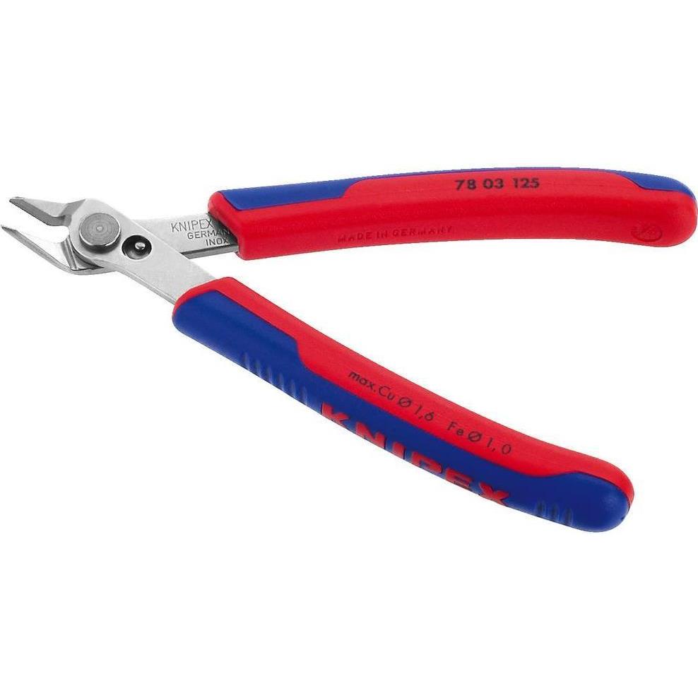 Thumbnail - Knipex, Bolzenschneider + Seitenschneider, Electronic Super-Knips 78 03 125 (125 mm)