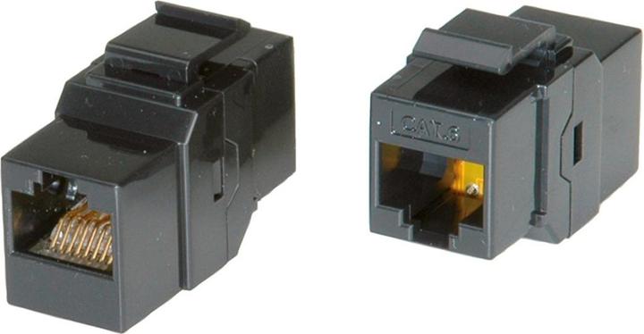 Actual product image Roline RJ45 coupling, Keystone, unshielded, Cat6/Cl.E (Keystone module)
