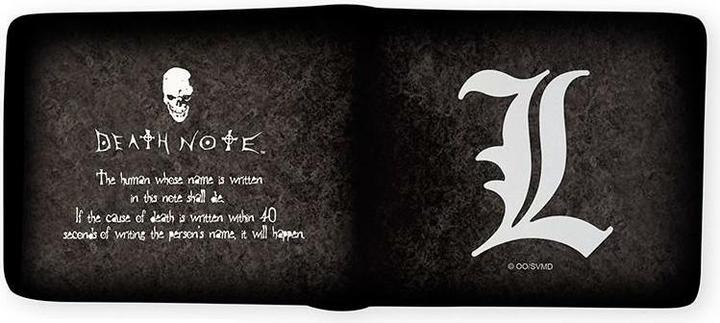 Actual product image ABYstyle DEATH NOTE - Wallet L symbol - Vinyle