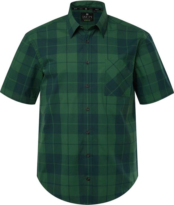 Image du produit Jay-Pi Chemise Outdoor manches courtes, imprimé à carreaux et col Kent - coupe Modern Fit (XL)