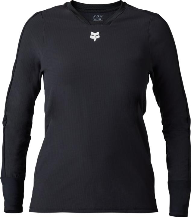 Actual product image Fox Jersey 24 W Defend Thermal Blk (L)