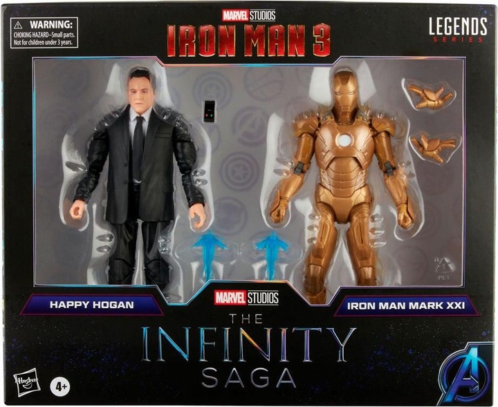 Actual product image Hasbro The Infinity Saga: Happy Hogan & Iron Man