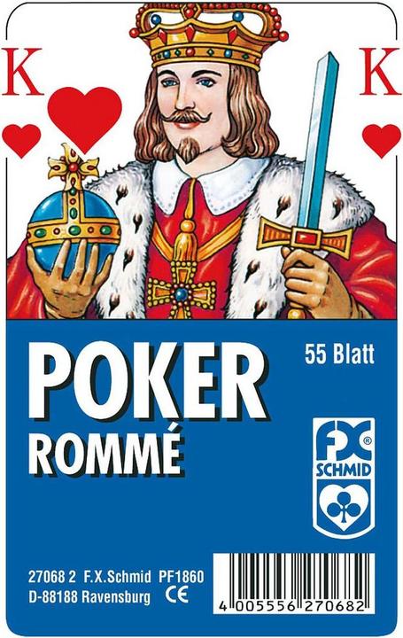 Produktbild Ravensburger Poker Französisches Bild (Deutsch, Französisch, Italienisch, 2 - 6 Spieler)