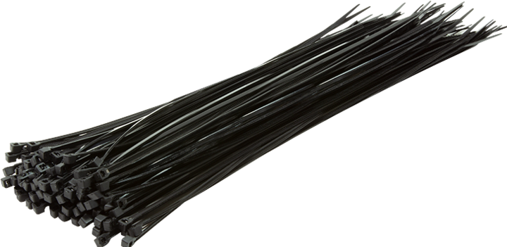 Produktbild LogiLink Kabelbinder 100 Stück, Länge: 500 mm, Stärke: 4,4 mm, schwar (Kunststoffkabelbinder, 500 mm, 100 Stk.)