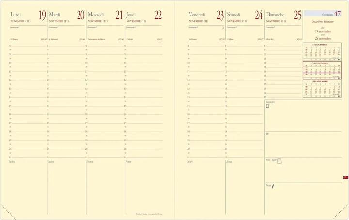Actual product image Quo Vadis Agenda Pre 777® Prestige Marlow (Hardcover)