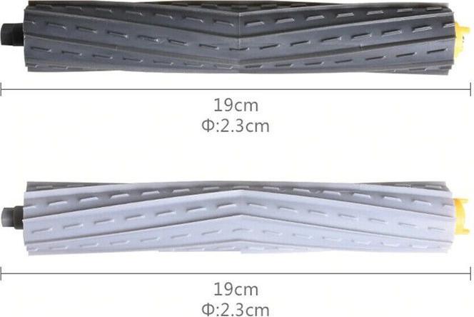 Produktbild Hermex 2er-Set Alternative Gummibürsten-Walzen für iRobot Roomba Serie 800 900
