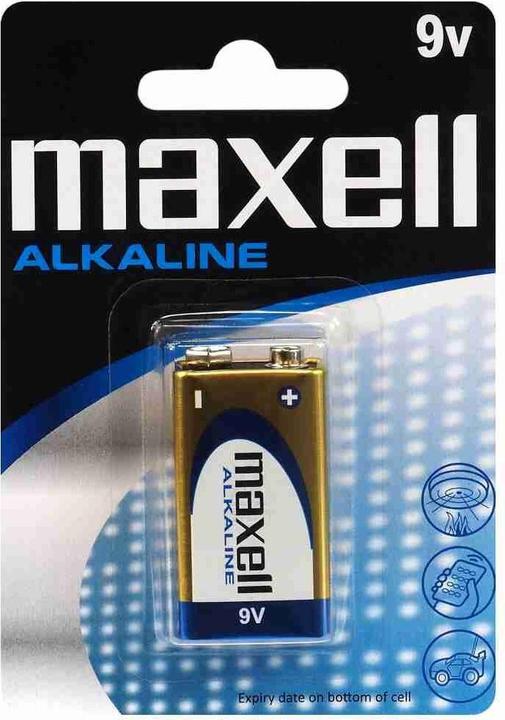 Actual product image Maxell Battery 9V block (1 pcs., 9V Block)