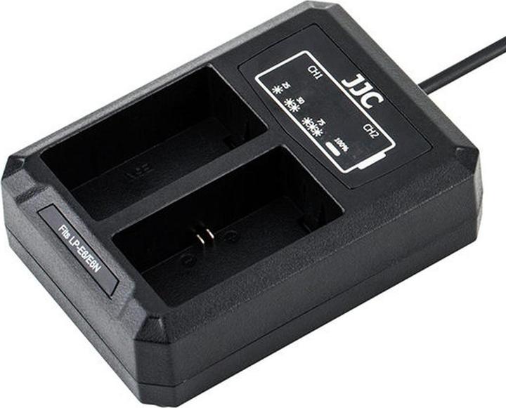 Image du produit JJC Chargeur double USB pour Canon LP-E6N (Chargeur de batterie d'appareil photo)
