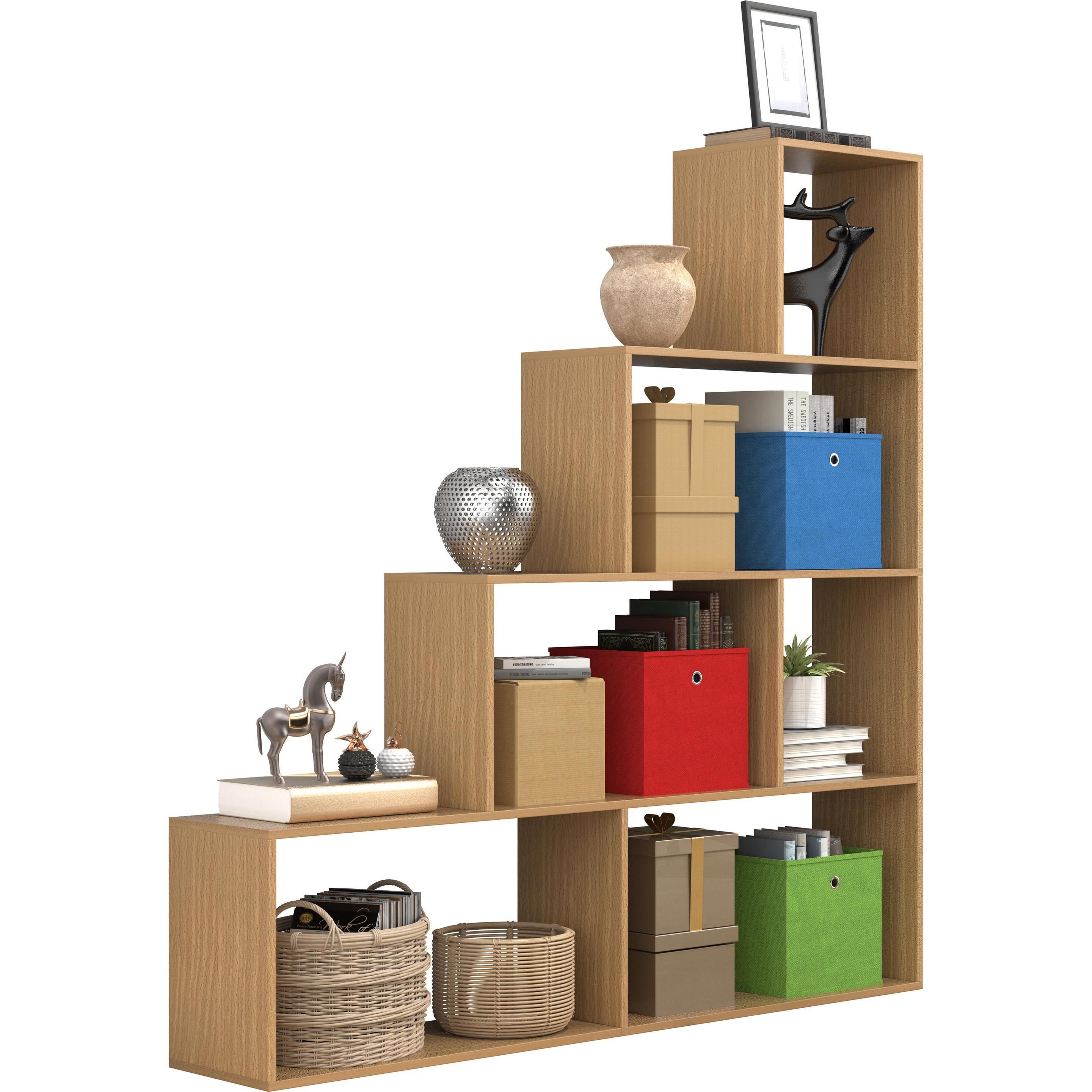 Thumbnail - VCM, Regal, Holz Regal Raumteiler Bücher Dubila L (155 x 29 x 163 cm)