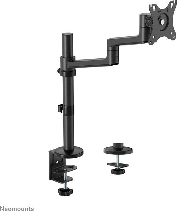 Produktbild Neomounts Tischhalterung 100x100 -8kg schwarz 17-27"/h?v/neig/schwenk/Klemme (Tisch, 27", 8 kg)