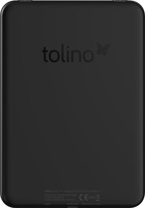 Actual product image tolino vision 3 HD (6", 4 GB, Black)