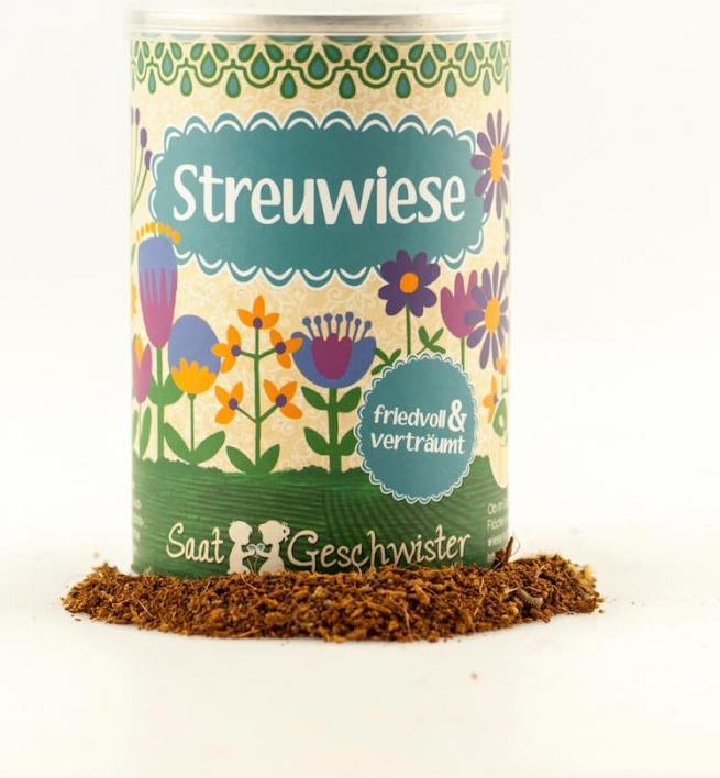 Produktbild Saatgeschwister Streuwiese - Friedvoll & Vertraeumt (Rasensamen)