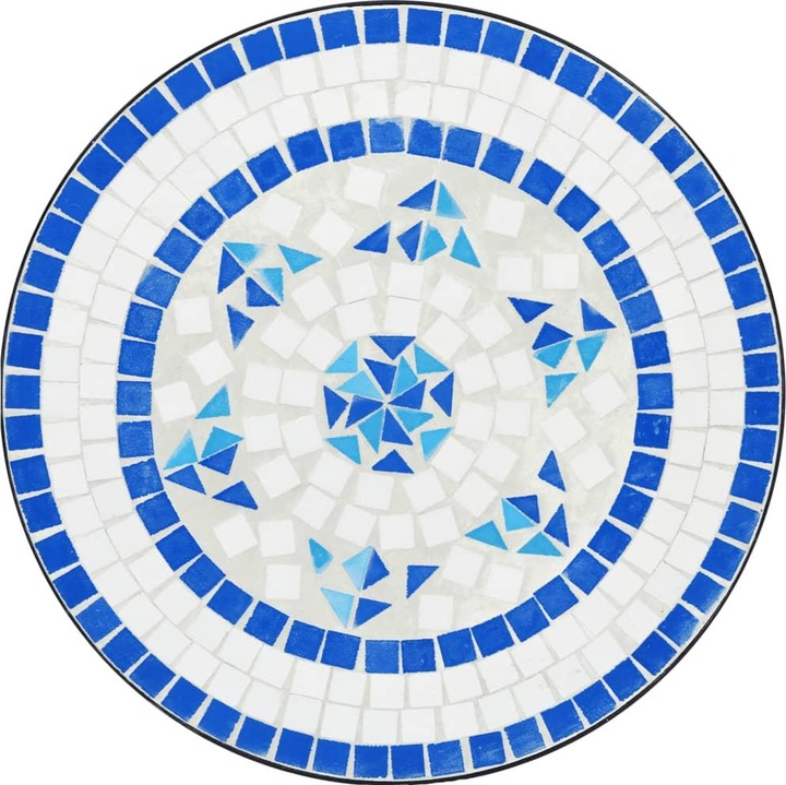 Produktbild VidaXL Mosaik-Bistrotisch Ø50 x 70 cm Keramik (50 cm)