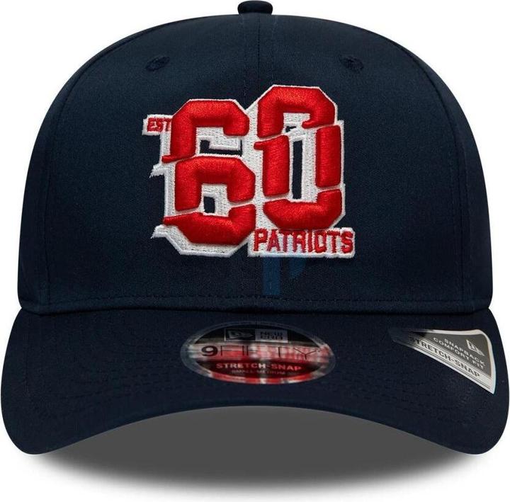 Produktbild New Era NFL - New England Patriots - Established Number 9Fifty Stretch Snapback Cap Rot SM (54, 55, 56, 57)