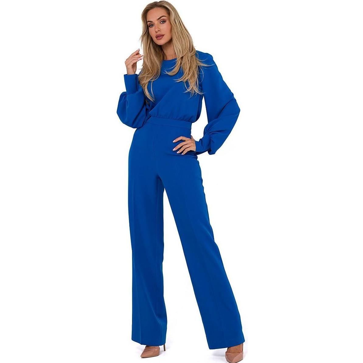 Made of Emotion, Damen, Jumpsuit, Overall Moe, Blau, (XL)