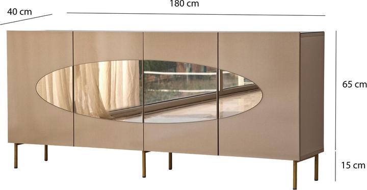 Image du produit Skye Decor Lago (180 x 40 x 80 cm)