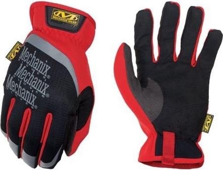Mechanix Wear Handschuhe Mechanix FastFit® Grösse M. Rote. Geraffte Bündchen, Kunstleder, TrekDry® (M)