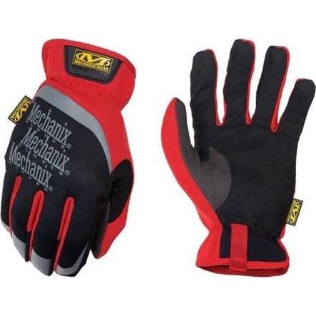 Mechanix Wear, Schutzhandschuhe, Handschuhe Mechanix FastFit Grösse M. Rote. Geraffte Bündchen, Kunstleder, TrekDry (M)
