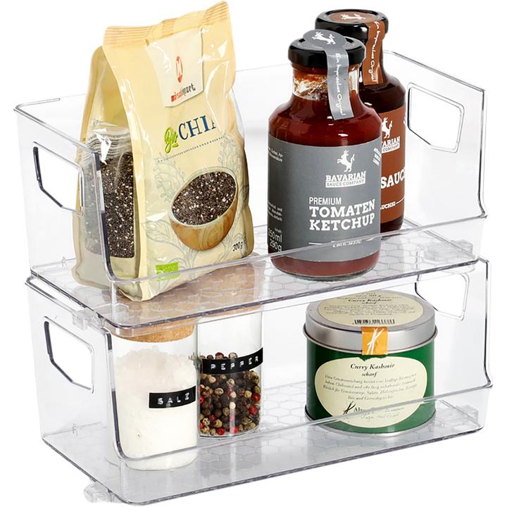 Produktbild Zeller Present Aufbewahrungsboxen Set 2-teilig Kunststoff 25.5x12.5x11 cm (2x)