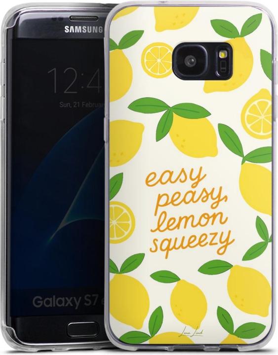Actual product image DeinDesign Silikon Hülle für Samsung Galaxy S7 Edge Handyhülle Case Smartphone Schutzhülle Spruch Statement (Samsung Galaxy S7 Edge)