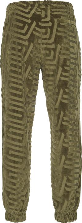 Produktbild Sean John JM233-009-2 SJ Script Logo Geometric Devorèe Velours Trackpants - 119203