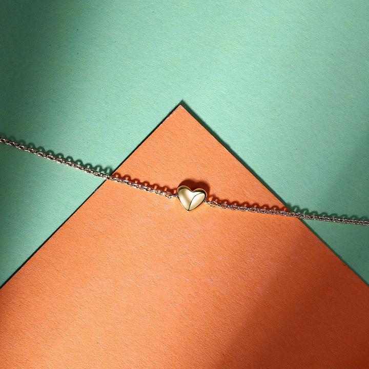 Immagine prodotto La Petite Story Bracciale a cuore placcato oro Argento LPS05AWV13 (16 cm, Smalto, Argento 925)