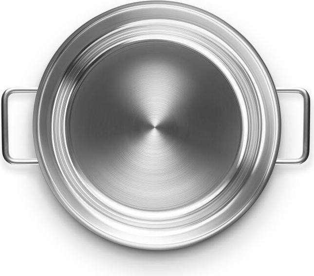 Actual product image Eva Solo Eva Trio - Sauté pan 28 cm Stainless steel with 2 handles (202429) (Aluminium, Stainless steel, 28 x 9.50 cm)