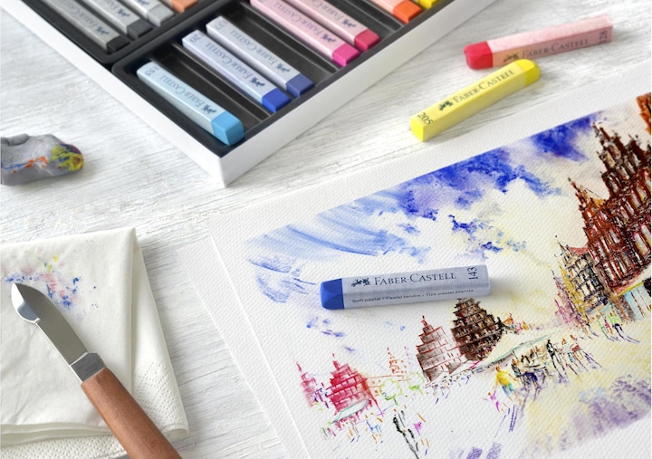 Immagine prodotto Faber-Castell Gesso pastello morbido (Multicolore, 24 x)