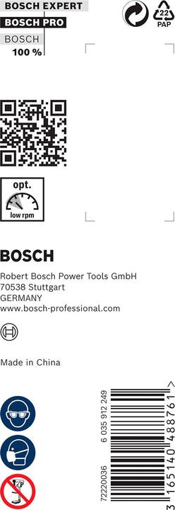 Actual product image Bosch Professional Zubehör PRO Wood Wood auger bit, 22 x 95 x 160 mm (11.1 mm)