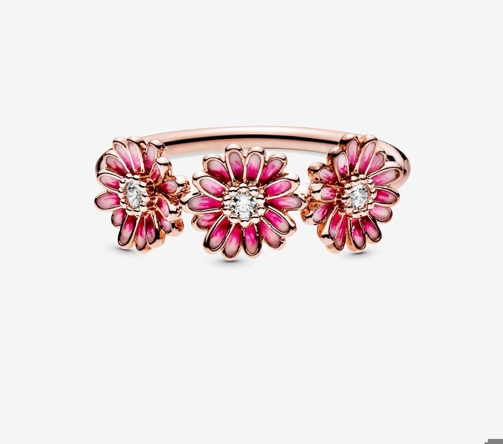 Actual product image Pandora Rose Daisy Ring (50, 925 Silver)