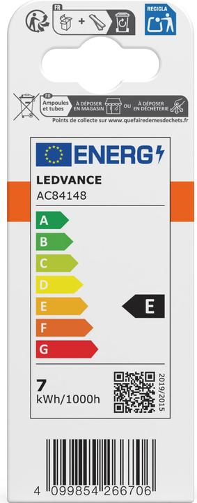 Label énergétique Osram LED T Slim (B15d, 806 lm, 1x)