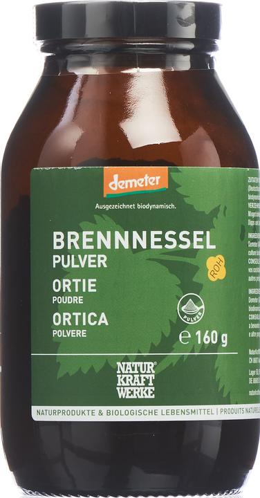Produktbild NaturKraftWerke Brennnesselpulver Demeter Plv (160 Stück, Pulver, 500 g)
