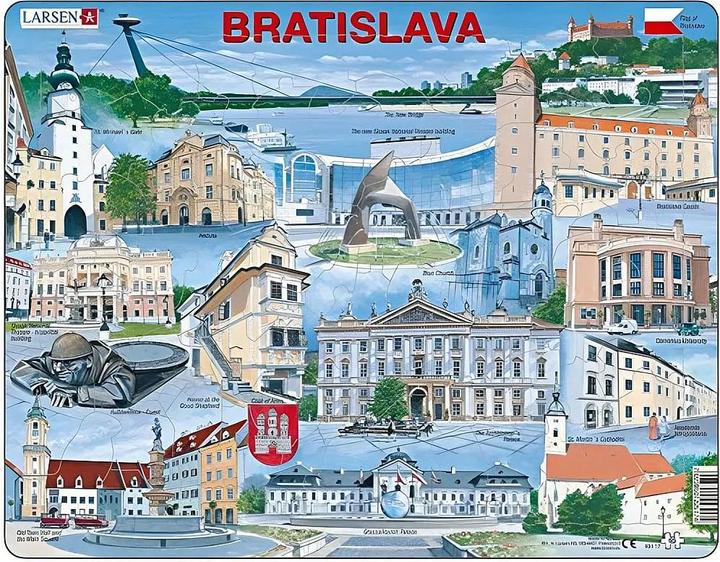 Larsen Puzzel - Bratislava (eng) (65 onderdelen)