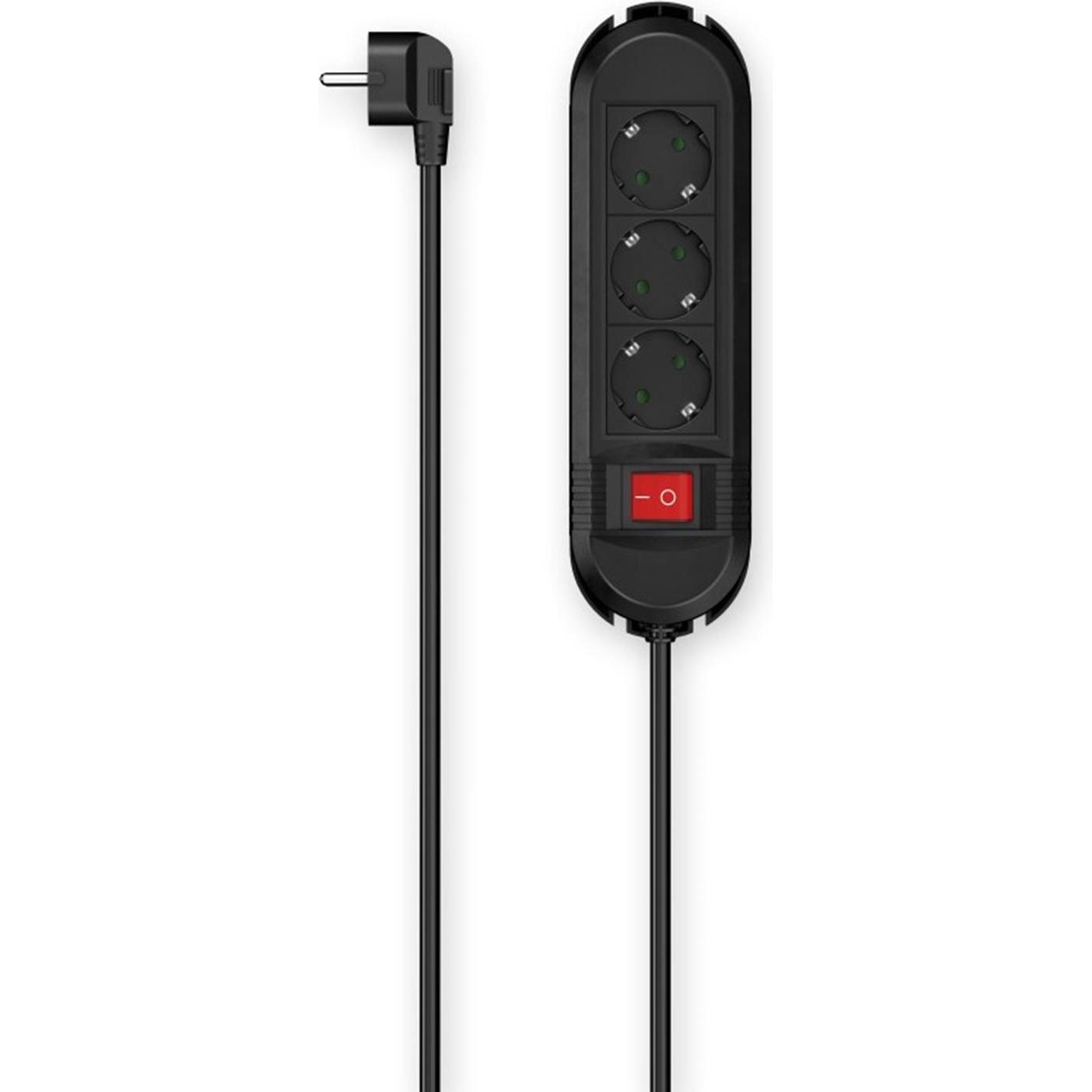 Hama, Ciabatta Multipresa, 00223034 Ciabatta Intelligente 3 Uscite Ac 3 M (3 X, 3 M)