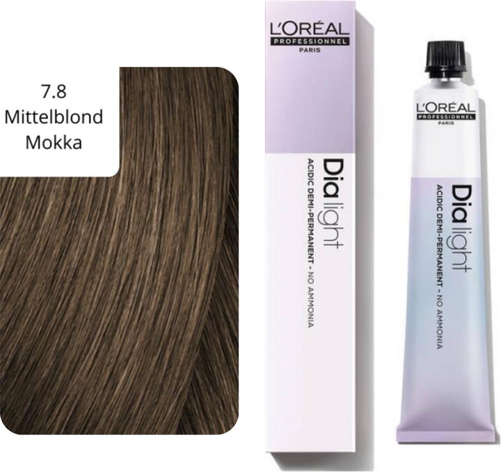 Produktbild L'Oréal Professionnel Dia Light (7.8 Mittelblond Mokka)