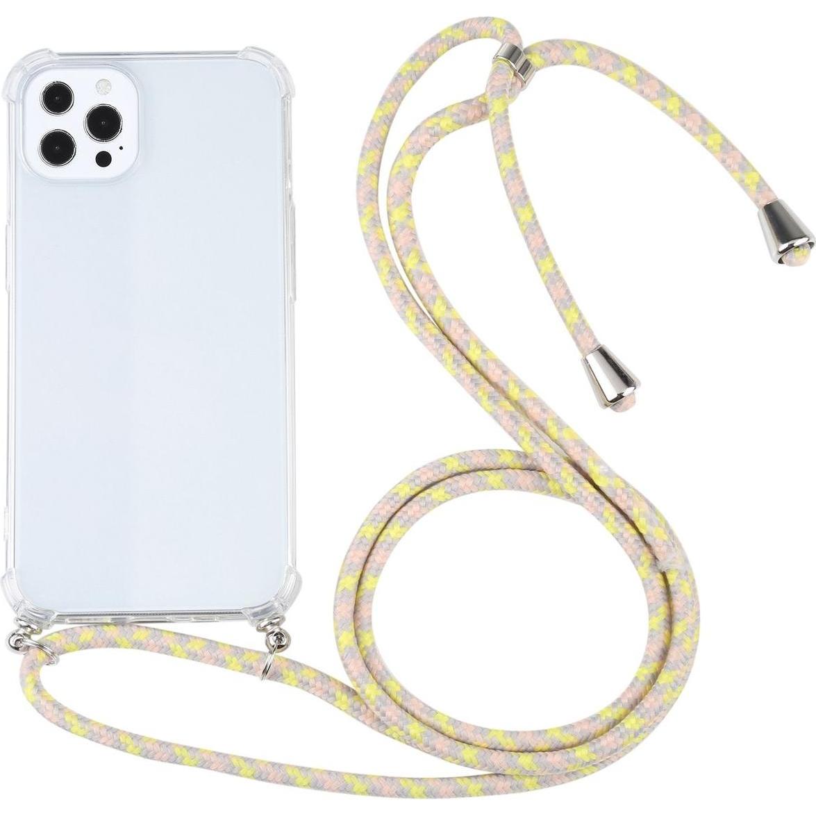 König Design Hülle Handy Schutz für Apple iPhone 13 Pro Max Case Cover Tasche Etuis Gelb Neu, Handykette, Gelb