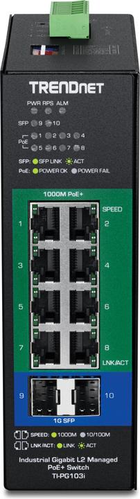 Immagine prodotto Trendnet 10-Port Industrial Gigabit L2 (10 porte)