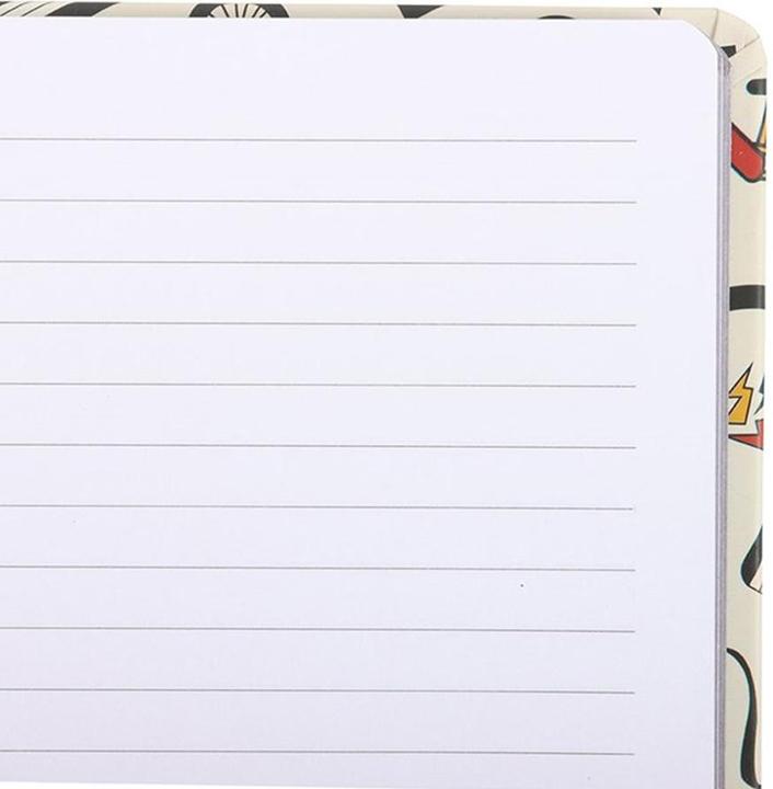 Image du produit Something Different - Cahier motif/style Rétro 80S (A5, À rayures, Couverture rigide)