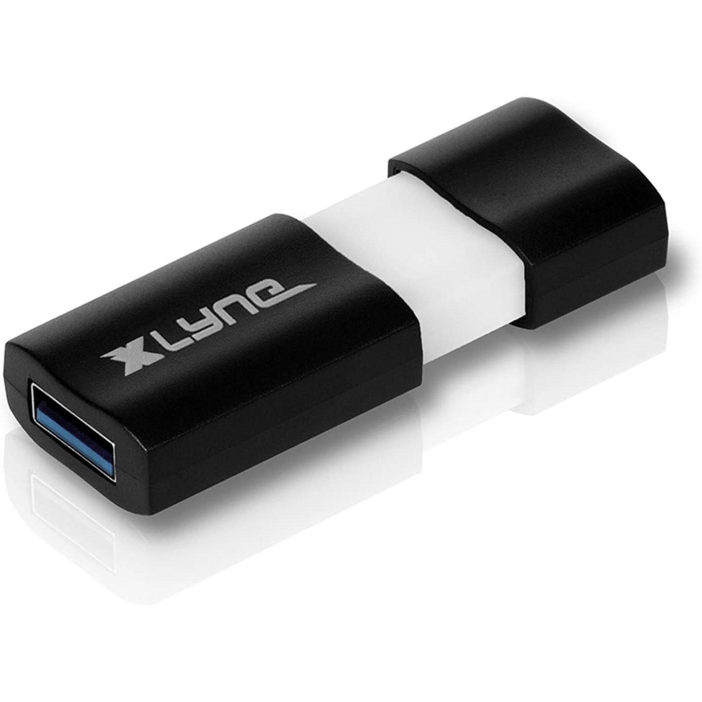 Xlyne Highspeed Wave (128 GB, USB 3.2), USB Stick, Schwarz