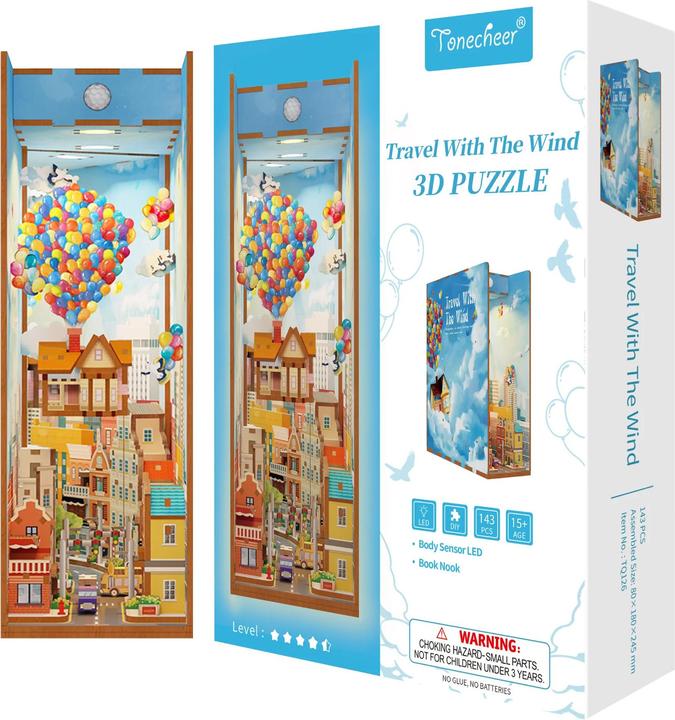 Produktbild Tonecheer Travel with the Wind - Book Nook