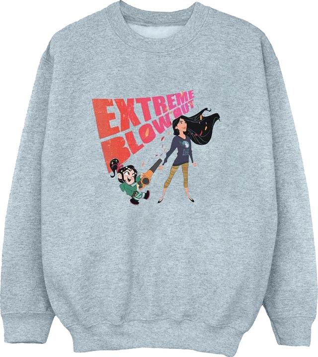 Actual product image Disney Girls Wreck It Ralph Pocahontas And Vanellope Sweatshirt (116)