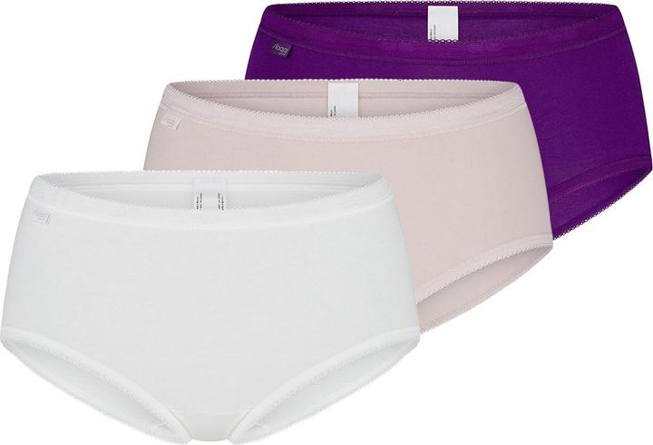 Beige, Weiss, Lila