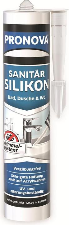 Actual product image Pronova Sanitary silicone (0.35 kg, Grey, 300 ml)