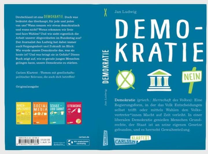 Productafbeelding Klartext: Demokratie (Duits, Jan Ludwig, 2024)